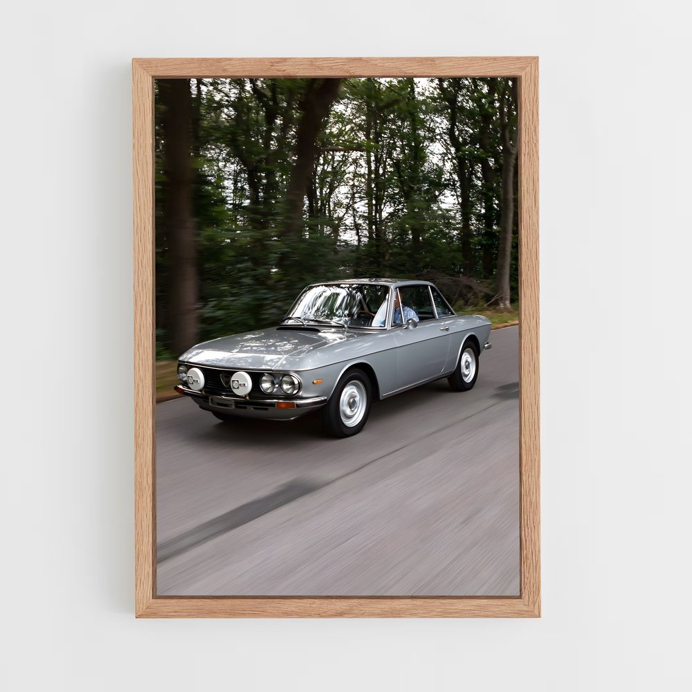 Poster Fulvia coupe – affiche Lancia (vue 4)